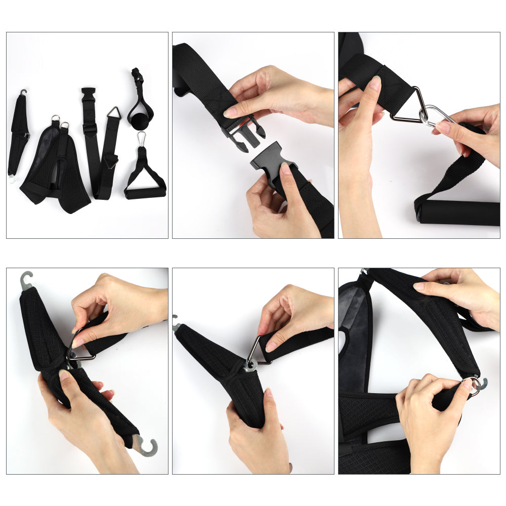 High-Quality Cervical Neck Traction Device for Home Use, Over-Door Neck Stretcher Hammock, Pain Relief & Spine Correction Brace for Physical Therapy - PhysioFitLab