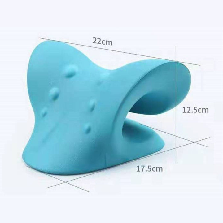 Premium Neck and Shoulder Stretcher Relaxer - Cervical Chiropractic Traction Device, Ergonomic Massage Pillow for Pain Relief and Spine Alignment, Neck Tension & Headache Relief - PhysioFitLab