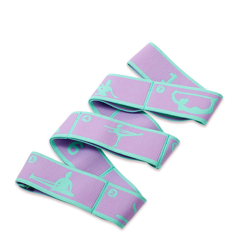 High-Quality Slimming Resistance Band - Multi-Functional Yoga Stretching & Pilates Belt, 8/9 Grid Elastic Training Strap for Adults, Adjustable Strength & Portable Design for Beginners and Fitness Enthusiasts - PhysioFitLab