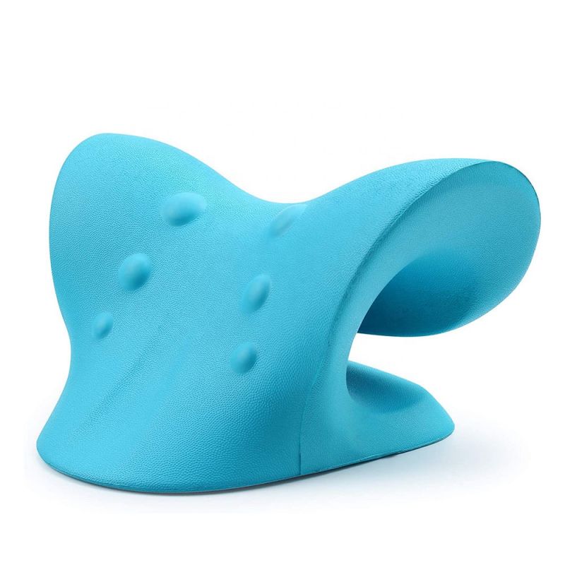 Premium Neck and Shoulder Stretcher Relaxer - Cervical Chiropractic Traction Device, Ergonomic Massage Pillow for Pain Relief and Spine Alignment, Neck Tension & Headache Relief - PhysioFitLab