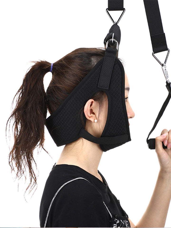 High-Quality Cervical Neck Traction Device for Home Use, Over-Door Neck Stretcher Hammock, Pain Relief & Spine Correction Brace for Physical Therapy - PhysioFitLab