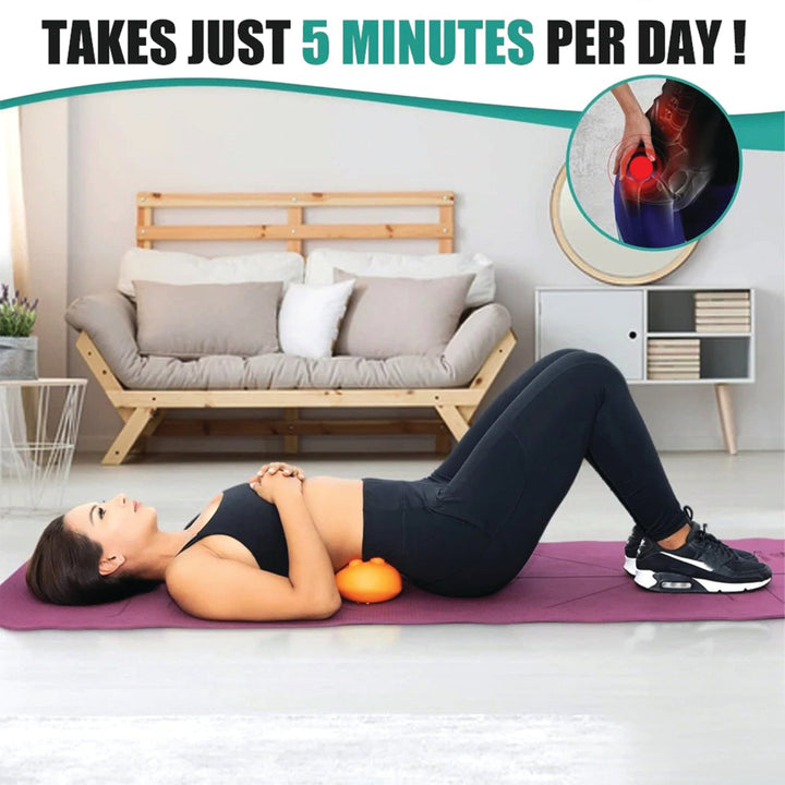 Premium Sciatica Massager for Deep Tissue and Myofascial Release – Hip and Lower Back Trigger Point Massage Tool for Butt, Glute, SI Joint, Pelvic, Psoas Pain Relief, Compact and Portable - PhysioFitLab
