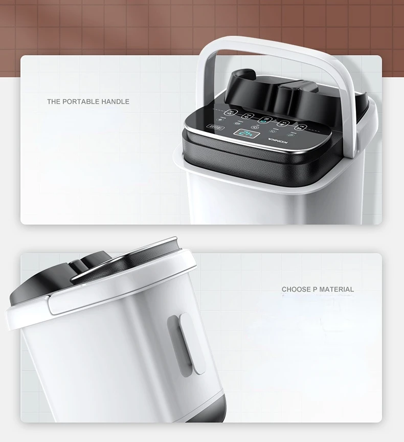 Premium Foot Spa Bath Massager with Heat, 12 Rollers, Digital Control, Pedicure Stone for Acupressure Shiatsu Massage, Foot Pain Relief, Adjustable Temperature, Home Foot Soak Therapy - PhysioFitLab