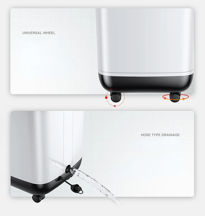 Premium Foot Spa Bath Massager with Heat, 12 Rollers, Digital Control, Pedicure Stone for Acupressure Shiatsu Massage, Foot Pain Relief, Adjustable Temperature, Home Foot Soak Therapy - PhysioFitLab