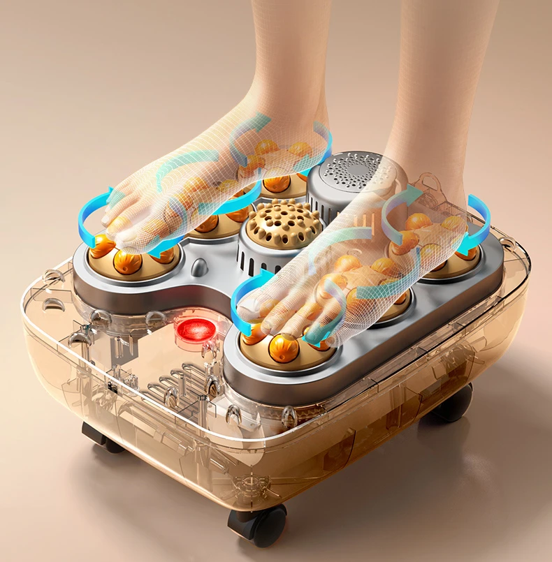 Premium Foot Spa Bath Massager with Heat, 12 Rollers, Digital Control, Pedicure Stone for Acupressure Shiatsu Massage, Foot Pain Relief, Adjustable Temperature, Home Foot Soak Therapy - PhysioFitLab