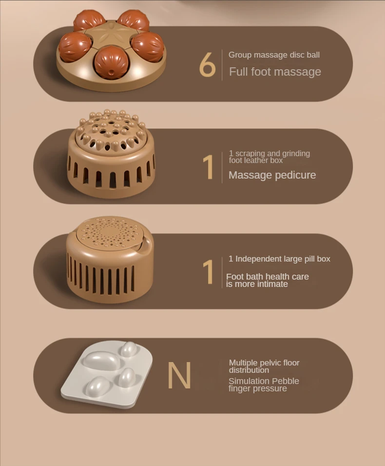 Premium Foot Spa Bath Massager with Heat, 12 Rollers, Digital Control, Pedicure Stone for Acupressure Shiatsu Massage, Foot Pain Relief, Adjustable Temperature, Home Foot Soak Therapy - PhysioFitLab