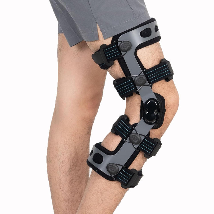 Premium Unloader Knee Brace – Arthritis Pain Relief, Osteoarthritis Support, Adjustable ROM, Post-Surgery Recovery Aid, One Size - PhysioFitLab