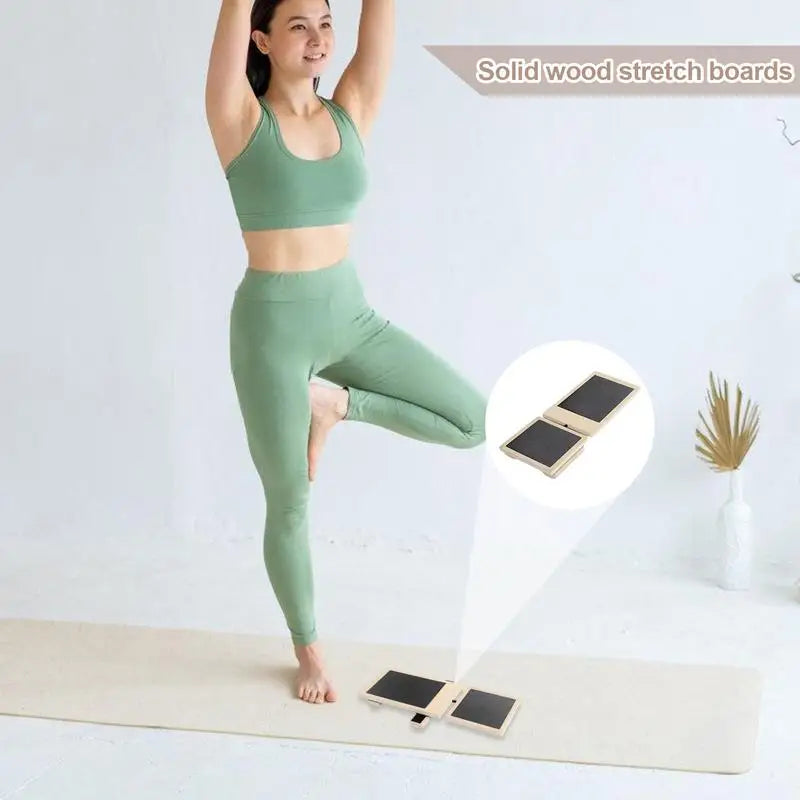 Premium Ankle Balance Board – Foot Strengthener for Pilates & Stability Training, Relieves Plantar Fasciitis, Improves Balance & Posture, Wood Design for Ankle Sprain Rehab, 30cm x 10.8cm - PhysioFitLab