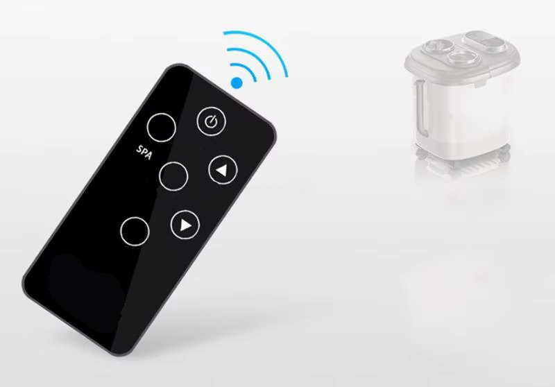 Premium Foot Spa Bath Massager with Heat, 12 Rollers, Digital Control, Pedicure Stone for Acupressure Shiatsu Massage, Foot Pain Relief, Adjustable Temperature, Home Foot Soak Therapy - PhysioFitLab