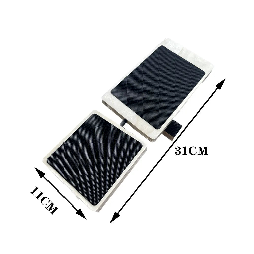 Premium Ankle Balance Board – Foot Strengthener for Pilates & Stability Training, Relieves Plantar Fasciitis, Improves Balance & Posture, Wood Design for Ankle Sprain Rehab, 30cm x 10.8cm - PhysioFitLab