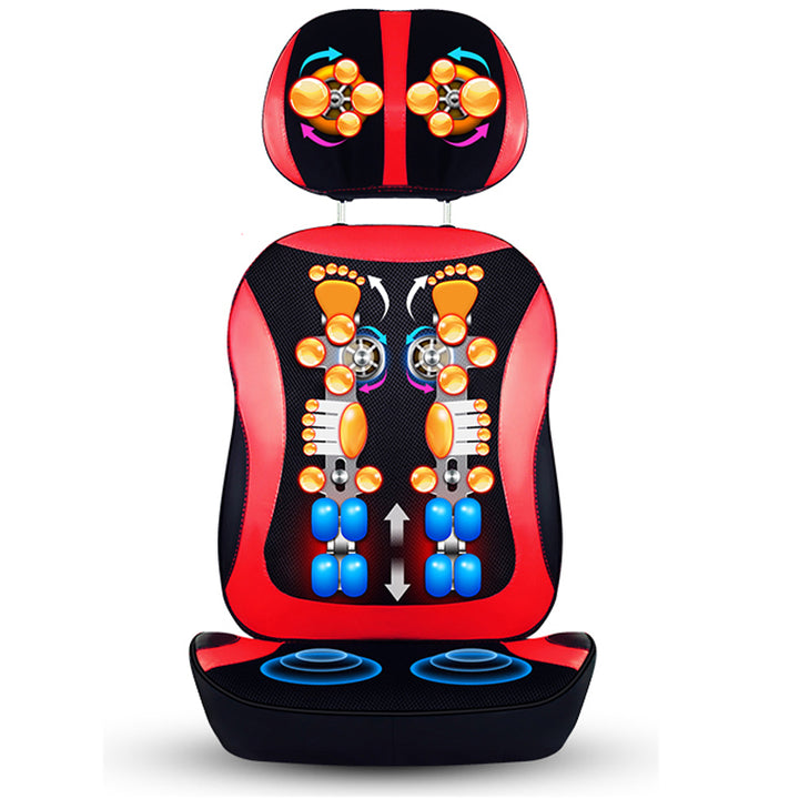 Premium Electric Full Body Massage Chair with Infrared Heating, Deep Kneading, Vibration, and Shiatsu for Neck, Back, Waist, and Legs - Adjustable Height, Easy Control, and Safety Features - PhysioFitLab