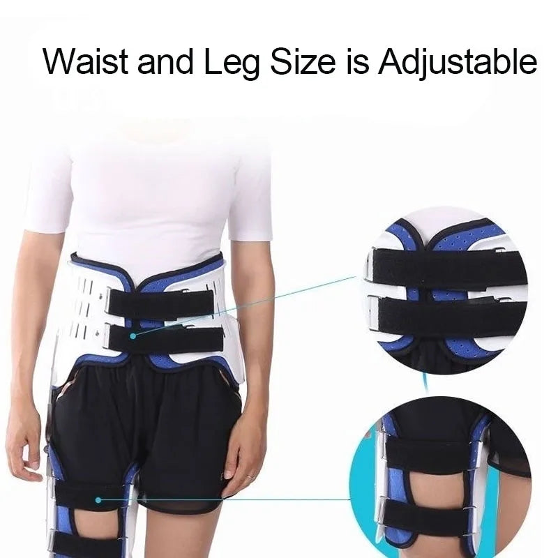 Premium Hip Stabiliser Support Brace for Sciatic Nerve Pain Relief | Adjustable Hip Abduction Orthosis | Soft & Comfortable Fixation for Hip Injuries & Post-operative Recovery - PhysioFitLab