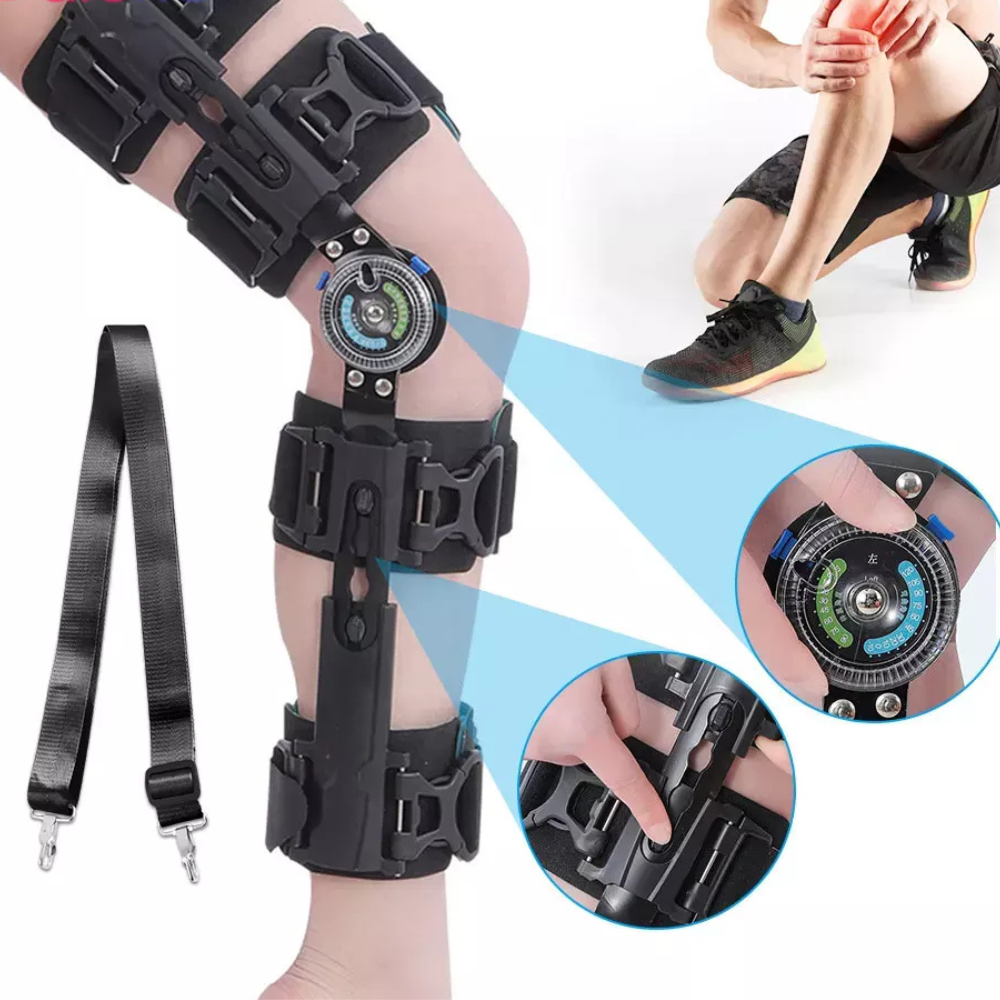 Premium Unloader Knee Brace – Arthritis Pain Relief, Osteoarthritis Support, Adjustable ROM, Post-Surgery Recovery Aid, One Size - PhysioFitLab