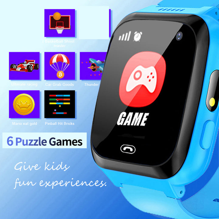 Premium 4G Kids Smartwatch – Video Call, GPS Tracking, IP67 Waterproof, 8GB ROM, Health Monitoring, Wi-Fi, Voice & Video