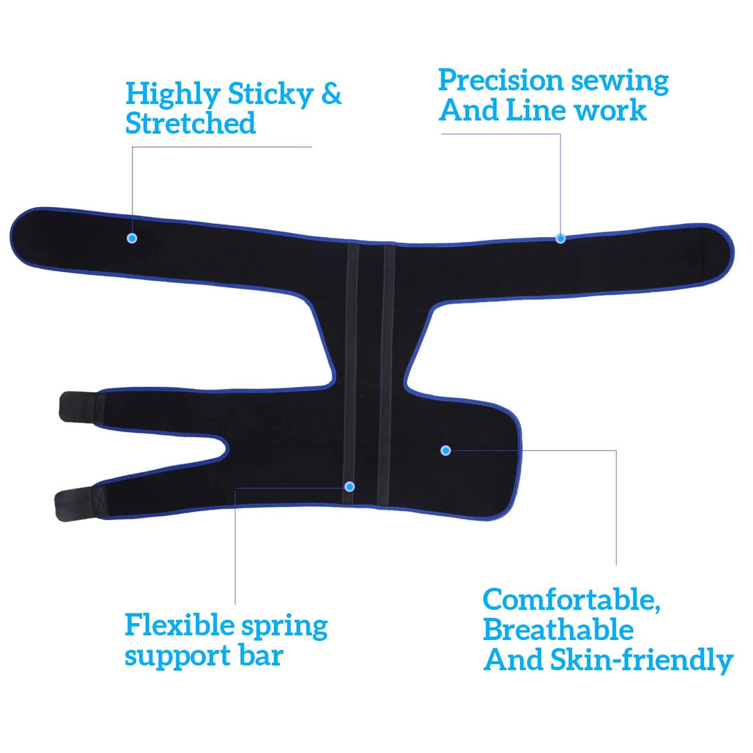 Premium Hip Stabiliser Support Brace for Sciatic Nerve Pain Relief | Adjustable Hip Abduction Orthosis | Soft & Comfortable Fixation for Hip Injuries & Post-operative Recovery - PhysioFitLab