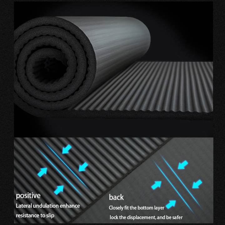 Premium Super Long Yoga Mat – 2M Extra Large High-Density Exercise Mat for Pilates & Fitness – Waterproof, Anti-Skid