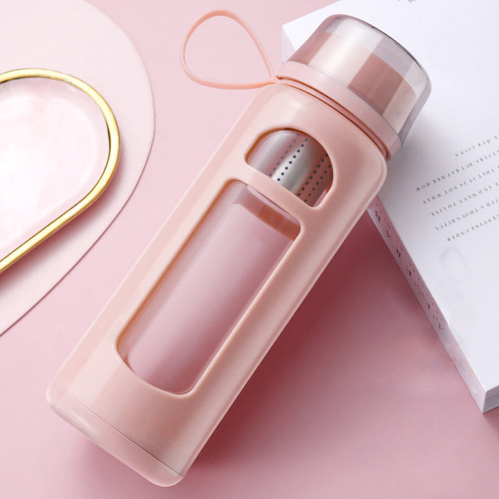 Premium Double-Layer Insulated Tea Cup with Water Separation – 520ML Portable Filtering Cup for Hot & Cold Beverages – Food