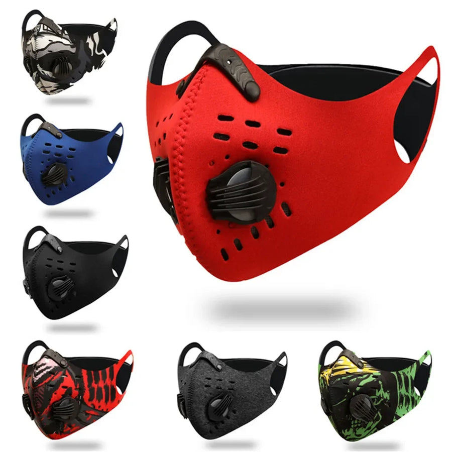 Premium Cycling Mask for Men and Women – Wind & Dustproof, Breathable Half Face Mask for Running, Outdoor Sports, Cold & 