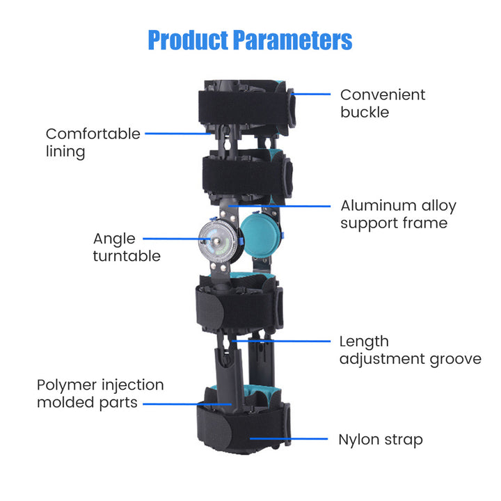 Premium Unloader Knee Brace – Arthritis Pain Relief, Osteoarthritis Support, Adjustable ROM, Post-Surgery Recovery Aid, One Size - PhysioFitLab