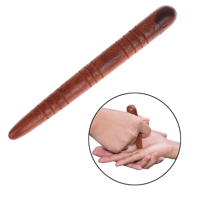 Premium Wooden Spa Massage Tool - Muscle Roller Stick for Cellulite Blasting, Deep Tissue Release, Foot and Body Self-Massage