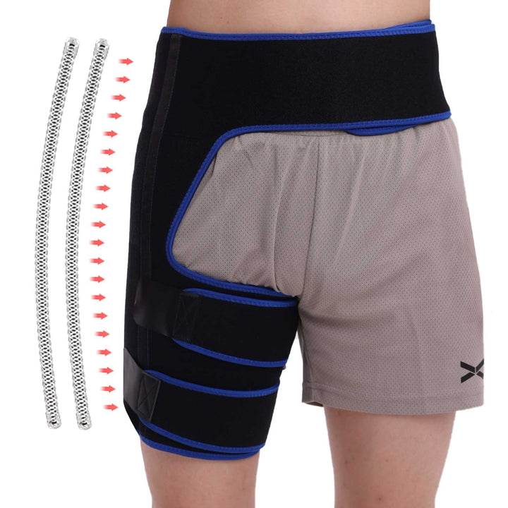 Premium Hip Stabiliser Support Brace for Sciatic Nerve Pain Relief | Adjustable Hip Abduction Orthosis | Soft & Comfortable Fixation for Hip Injuries & Post-operative Recovery - PhysioFitLab