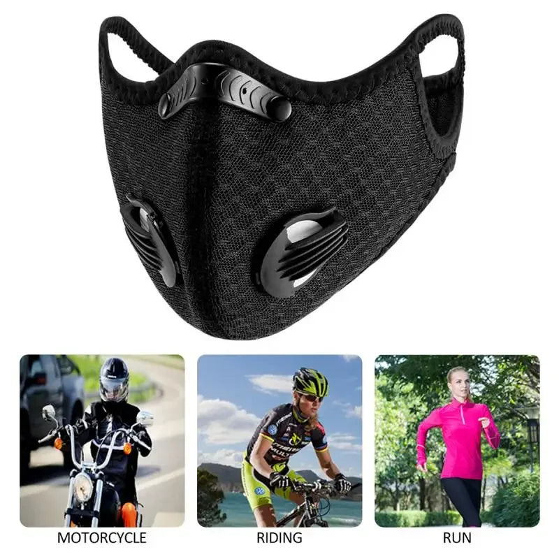 Premium Cycling Mask for Men and Women – Wind & Dustproof, Breathable Half Face Mask for Running, Outdoor Sports, Cold & 